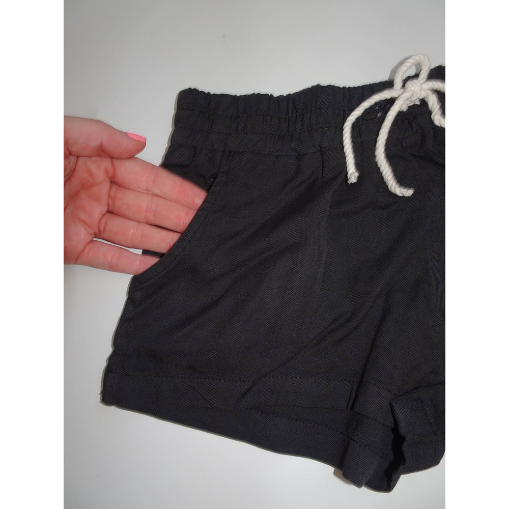 Billabong Girls' Hit The Road Elastic Waist Pull on Short Small Black Size 8 - Picture 5 of 5
